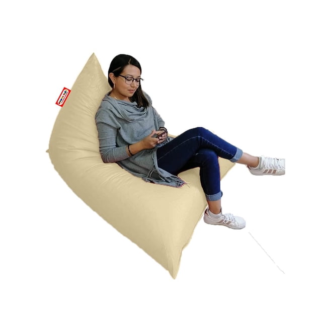 Sillón Puff Mundo Puff Triangular Estandar crema Estandar Mundo Puff Triangular
