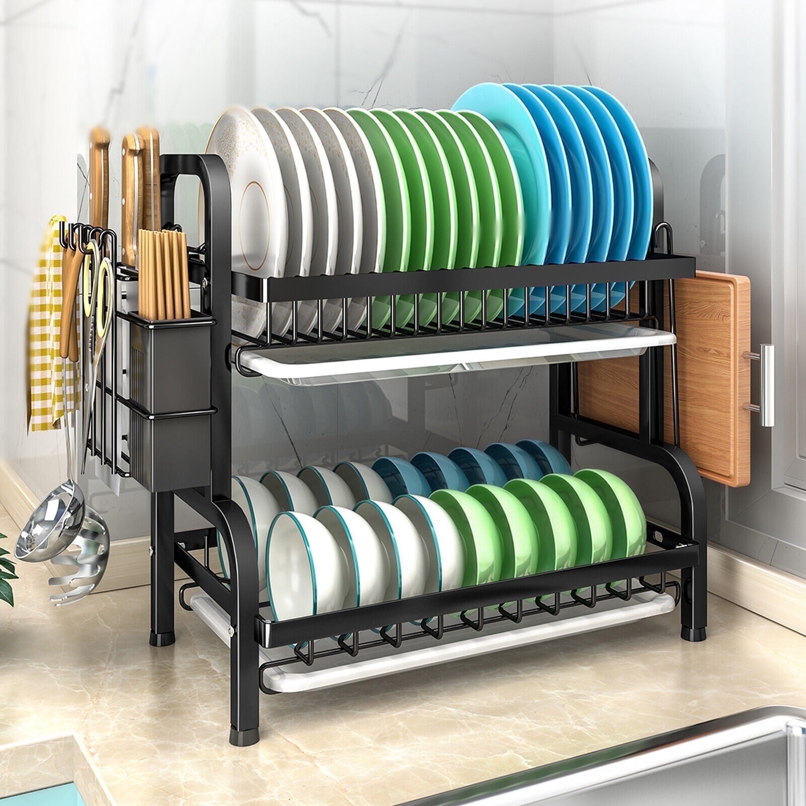 Folding dish rack walmart sale