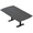 Asian Night w/Matte Black Base no Electric, variant on 6 Person Arc Rectangle Meeting Room Table 7Ft Data And Electric Module