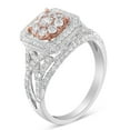 thumbnail image 4 of 14K Two Tone 1.25ct TDW Diamond Cluster Ring (H-I,I1-I2), 4 of 6