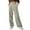 Khaki, variant on Fanxing Womens Wide Leg Pants High Waisted Golf Work Sweatpants Loose Running Athletic Trousers with Pockets Black M