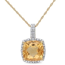 Everly Women's Citrine 10k Yellow Gold Necklace