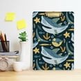 thumbnail image 6 of FMSHPON Funny Shark Fish Clipboard Hardboard Wood Nursing Clip Board and Pull for Standard A4 Letter 13x9 inches, 6 of 7