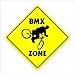 thumbnail image 3 of SignMission X-BMX 12 x 12 Po Zone de Croisement BMX Signe Xing, 3 of 4