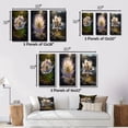 thumbnail image 4 of Designart "Morning Sunshine Delicate Anemone in Bloom II" Flowers Framed Wall Art Set Of 3 - White Traditional Frame Gallery Wall Set For Home Decor, 4 of 6