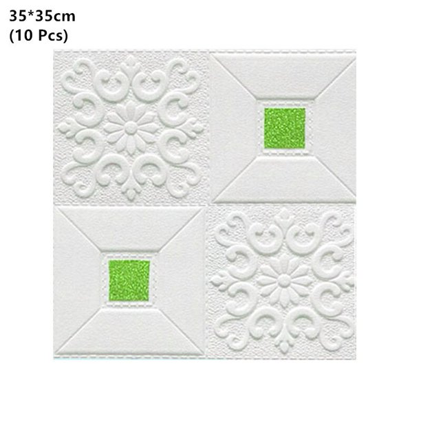 Pegatinas de pared 3D de 10 Uds., pegatina de ladrillo de imitación autoadhesiva, decoración de dormitorio, papel impermeable, papel tapiz de piedra de ladrillo, gran oferta Tan Jianjun unisex