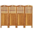 thumbnail image 3 of vidaXL 4-Panel Room Divider 162x2x115 cm Solid Wood Acacia, 3 of 5