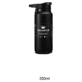 thumbnail image 2 of Injueey Taza aislada Prensa manual Frasco de vacío Portátil Hogar Escuela Oficina Camping Interior Botella de agua al aire libre Bebida Café Teteras Negro 350ml, 2 of 6