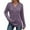 Purple, variant on ABATAB Ribbed Knitted Hoodie for Women Soft Long Sleeve Button Sweatshirts with Hood Lightweight Drawstring Pullover Tops(X-Large,Purple)