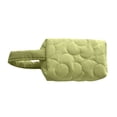 thumbnail image 1 of Autumn Winter Handbag  Ins Fresh Quilted Flower Pattern Clutch Bag  Mini Wallet Zipper Bag for Organizer Storage (White), 1 of 8