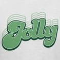thumbnail image 3 of Teelocity Jolly Repeat Graphic T-Shirt (Large - Standard Fit, White Green Art), 3 of 4