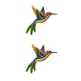 thumbnail image 3 of Cateissary Colgante de pared de colibrí de hierro forjado, decoración Universal para el hogar, arte de sala de estar, manualidades, pájaros Type3 NO3, 3 of 6