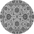 thumbnail image 1 of Ahgly Company Indoor Round Oriental Gray Traditional Area Rugs, 5' Round, 1 of 4
