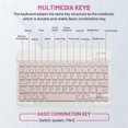 thumbnail image 5 of Teclado Bluetooth de 10 Pulgadas con Ratón A Batería Juego de Teclado y Ratón Inalámbricos Ultrafinos para Android C, 5 of 5