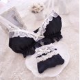thumbnail image 1 of Conjunto de Bikini de Lolita para mujer, ropa interior Kawaii, sujetador cómodo, bragas con lazo, conjunto de lencería, 1 of 4