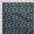 thumbnail image 4 of oneOone Georgette Viscose Blue Fabric Floral Craft Projects Decor Fabric Printed By The Yard 42 Inch Wide, 4 of 4