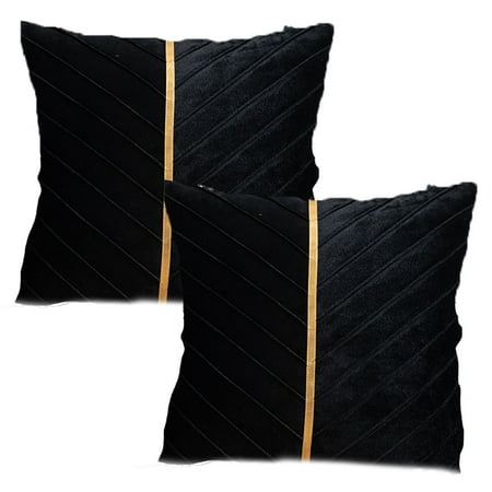 

2 Pack Headrest pillow cover-velvet Dutch velvet living room sofa cushion office waist rest