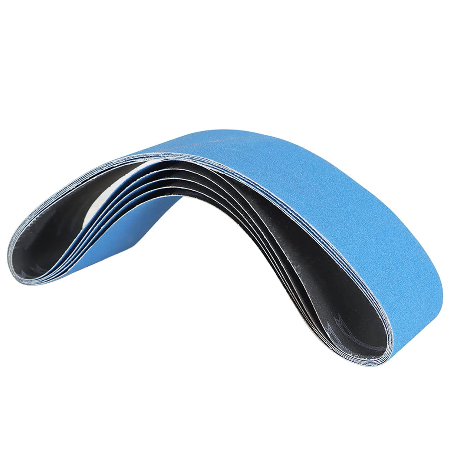 findmall 5 Pack Sanding Belt 4 x 36 Inch, 120 Grit Zirconia Sanding