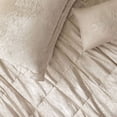 thumbnail image 3 of Twin Size Cotton Bedding Set 3 PCS Twin/Twin XL Velvet Duvet Cover Set with Throw Pillow Champagne,Bed In A Bag, 3 of 18