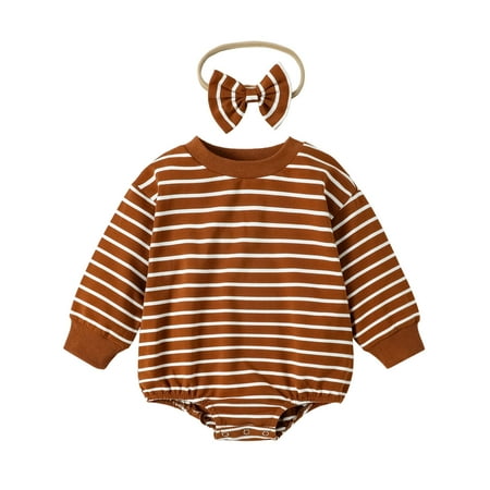 

WZHKSN Newborn Infant Baby Girls Casual Bodysuits