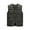 Army Green, variant on comerut Men Waistcoat V-Neck Sleeveless Zipper Placket Vest Coat with Multi Pockets Solid Color Windproof Warm Down Vest Jacket
