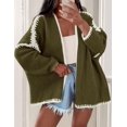 thumbnail image 2 of Suéter PRETTYGARDEN Estilo2 Verde Militar Oversized XL, 2 of 6