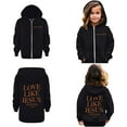 thumbnail image 6 of Kids Girls Hoodies Trust in the Lord Hoodies Long Sleeve Graphic Sweatshirt Cute Loose Pullover Top Christian Hoodies Tween Clothes 4-5 Years Cute&nbsp;Boy Girl&nbsp;Clothing, 6 of 8