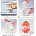 thumbnail image 3 of Máquina de hielo raspado Máquina de cono de nieve - Trituradora de hielo portátil y máquina de hielo raspado con bandejas de cubitos de hielo gratis - Sin BPA, 3 of 5