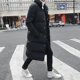 thumbnail image 3 of Mens Long Down Jacket Coat Luxury Winter Solid Black Parkas Men Plus Size 4xl Thick Warm Slim Fit Male Overcoat, 3 of 5