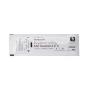 McKesson Swabstick with Povidone Iodine - Topical Antiseptic for Wound Care, 50 Sticks, 1 Pack