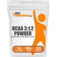 thumbnail image 1 of BCAA Powder BulkSupplements.com BCAA 3:1:2 500 g (1,1 libras), 1 of 5