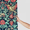 thumbnail image 3 of Sheronv Birds Flowers Silk Screen Chic Modern Bathroom Decor Shower Curtain 100% Polyester Washable with Hooks 60"x72, 3 of 7