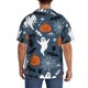 thumbnail image 3 of Fotbe Halloween Camisa Estampada de Manga Corta para Hombre, Casual de Verano, Estilo Playero, Sin Arrugas-Small, 3 of 5