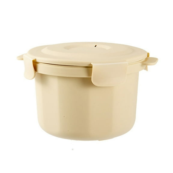 Shoreew Microwave Rice Cooker BPA-Free Safe Steamed Lunch Box 2-2.5 Cups Capacity Healthy Cooking Container