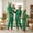 Green, variant on Family Christmas Matching Pajamas Jumpsuit One-Piece Mom Dad Kids Deer Hoodie Romper Holiday Pjs