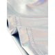 thumbnail image 5 of Blusa de Fiesta Allegra K para Mujer Corto con Cremallera y Manga Larga Plata L, 5 of 6