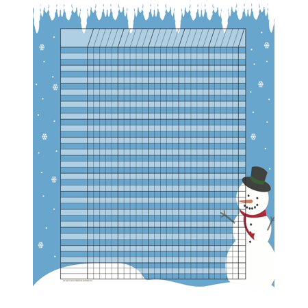 SHAPES ETC. Vertical Incentive Chart - Snowman
