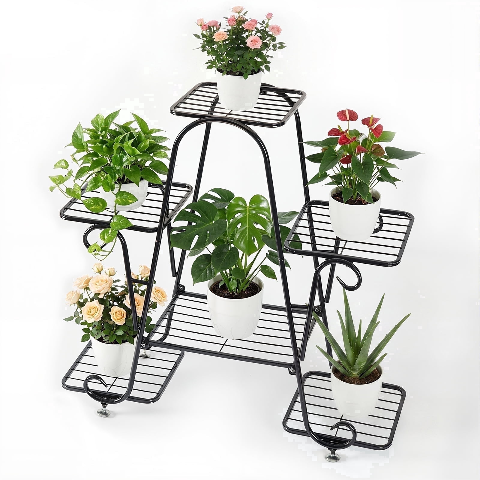 Joqixon Plant Stand with Grow Lights：65