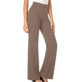 thumbnail image 3 of Lenpel Women's Dress Pants High Waisted Business Casual Slim Work Trousers with Pockets Petite Flare Leggings, 3 of 4