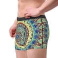 thumbnail image 4 of Kll Round Mandala1 Men'S Cotton Boxer Briefs Underwear-X-Large, 4 of 9