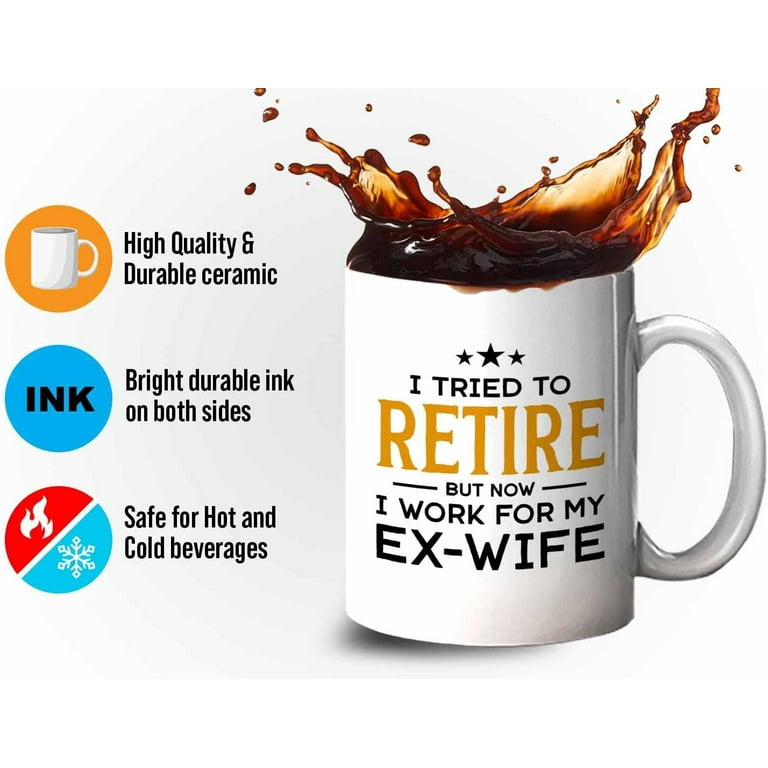 Officially Retired Personalized Retirement Coffee Mugs