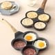 thumbnail image 5 of Sartén Para Hamburguesas Con Cuatro Agujeros Redondos, Moldes Resistentes Para Desayuno, Sartén Para Panqueques, Sartén Antiadherente Con Cuatro Agujeros Para Cocina De Hotel Minnieouse HA019644-00, 5 of 7