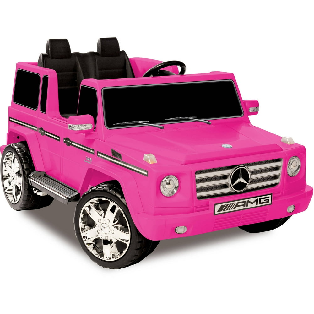 Kid Motorz 12V Mercedes Benz G55 AMG TwoSeater RideOn, Pink Walmart