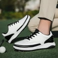 thumbnail image 4 of SKIUHS Men's Golf Shoes – Spiked Sole for Traction, Breathable Water-Resistant Upper & Comfort for On-Course Play, 4 of 6