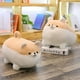 thumbnail image 3 of Etereauty - Almohada de peluche de perro Corgi de algodón relleno, muñeco de perro Shiba Inu para niños, regalo marrón, 40 cm, 3 of 7