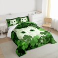 thumbnail image 3 of Homewish Cartoon Kitten Cat Bedding Comforter Set for Kid, Lucky Shamrock Botanical Twin Comforter Sets, Cute Animal Lover Reversible Bedding Set, Lightweight Room Decor, 2-Piece, 3 of 8