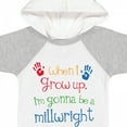 thumbnail image 4 of Inktastic Millwright Future Boys or Girls Baby Bodysuit, 4 of 5