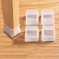 thumbnail image 3 of Bangcool 24PCS Chair Leg Cap Square Scratch-proof Chair Leg Protector Furniture Pad, 3 of 9