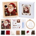 thumbnail image 3 of 3D Christmas Fabric Poke Art DIY Craft Kit, Vintage DIY Christmas Craft Kit for Adults and Beginner, 3 of 6