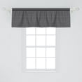 thumbnail image 2 of Ambesonne Vintage Valance Pack of 2, Antique Abstract Trellis, 54"X18", Grey and Dark Grey, 2 of 2